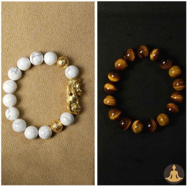 Premium Pixiu Howlite Bracelet - Image 3