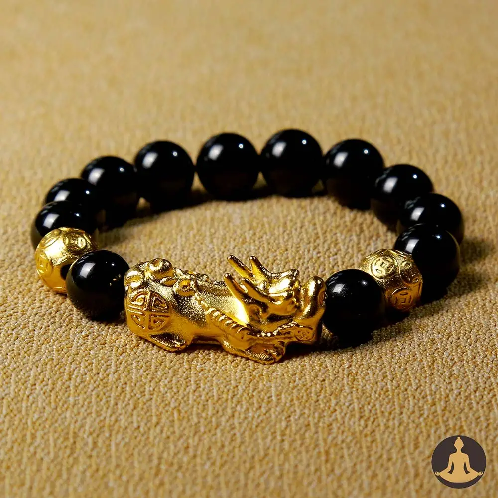Premium Pixiu Black Onyx Bracelet - Image 2