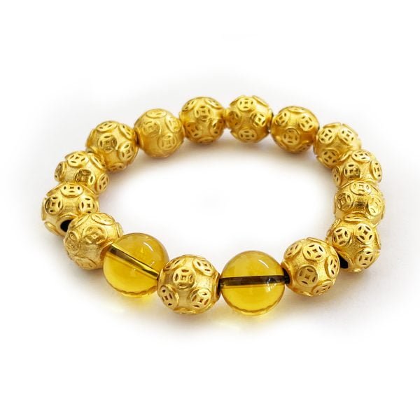 Premium Gold Mantra Bracelet