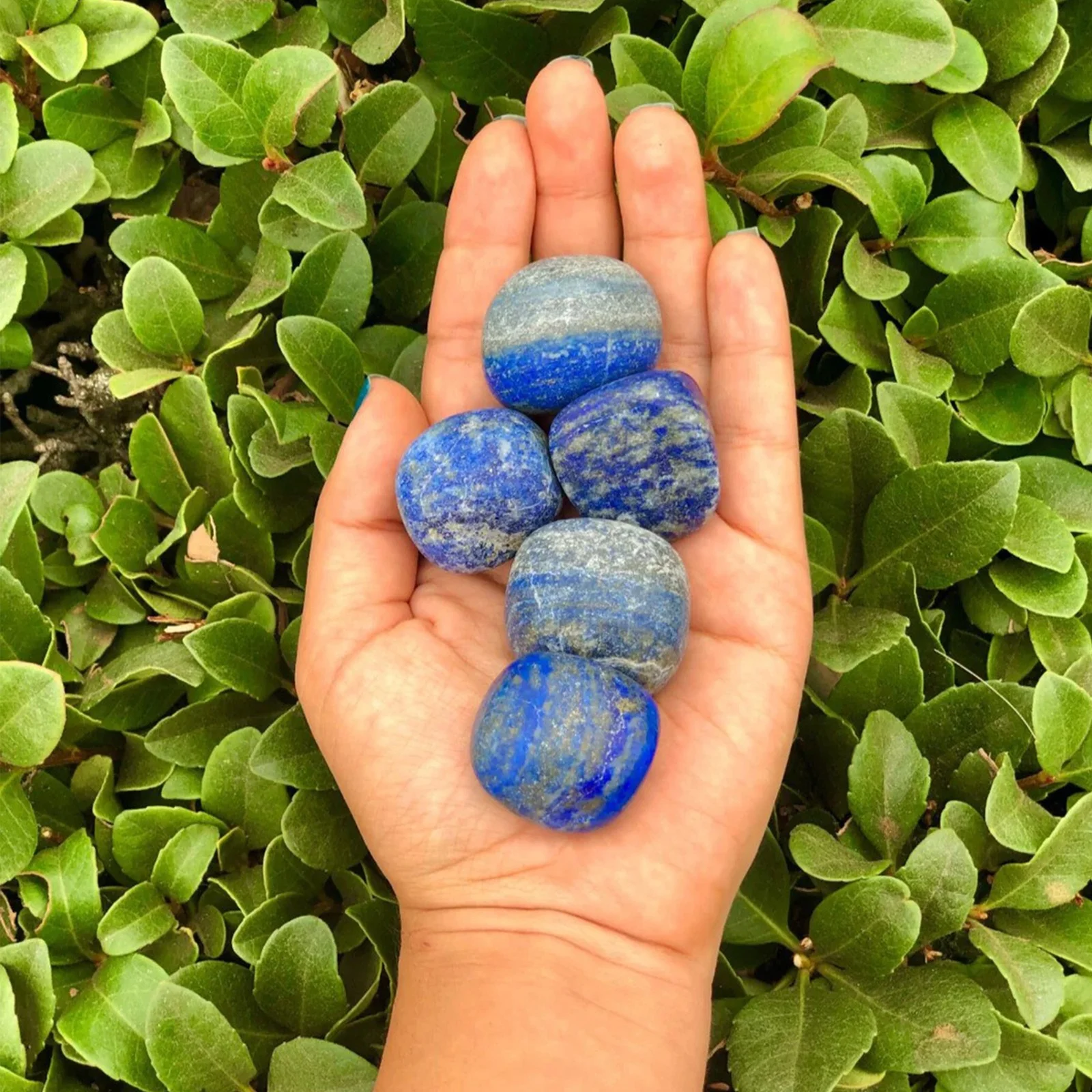 Lapiz Lazuli Oval Shaped Stone - Image 3