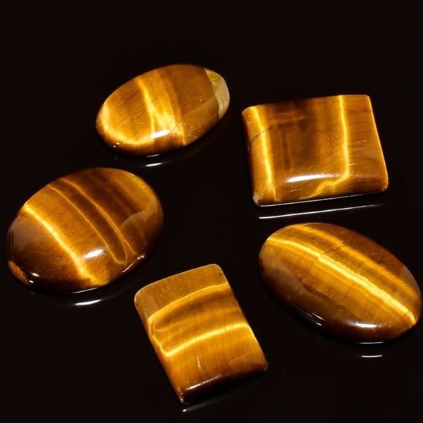 Premium Brown Tigereye Oval Shaped Stone - Image 3