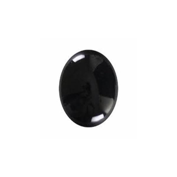 Premium Black Onyx Oval Shaped Stone